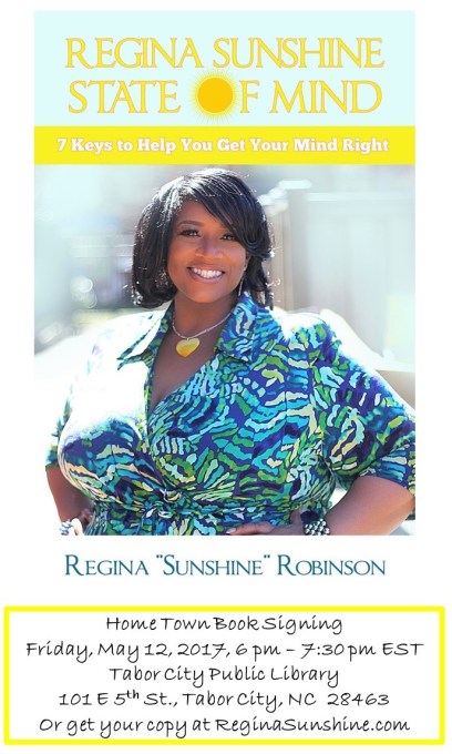 Flyer for May 12 2017 Tabor City Book Signing