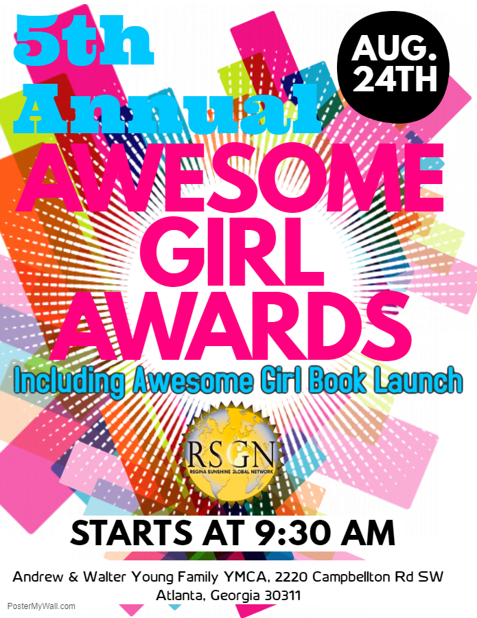 2019 Awesome Girl Awards Flyer